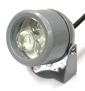 TREVISI, Aufbaustrahler mit 3x 1W Hochleistungs LED