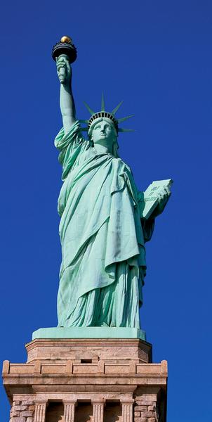 Freiheitsstatue, ein Stck New York - bei Klick zurck zur Motivbersicht