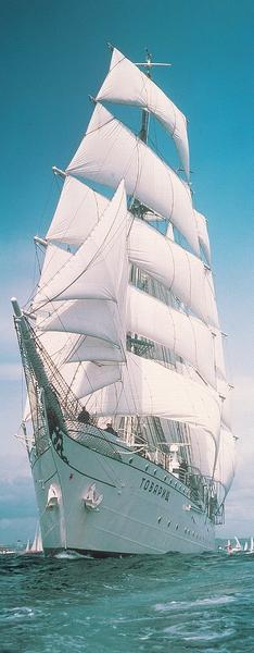 Grosssegler, mehrmastiges Segelschiff - bei Klick zurck zur Motivbersicht