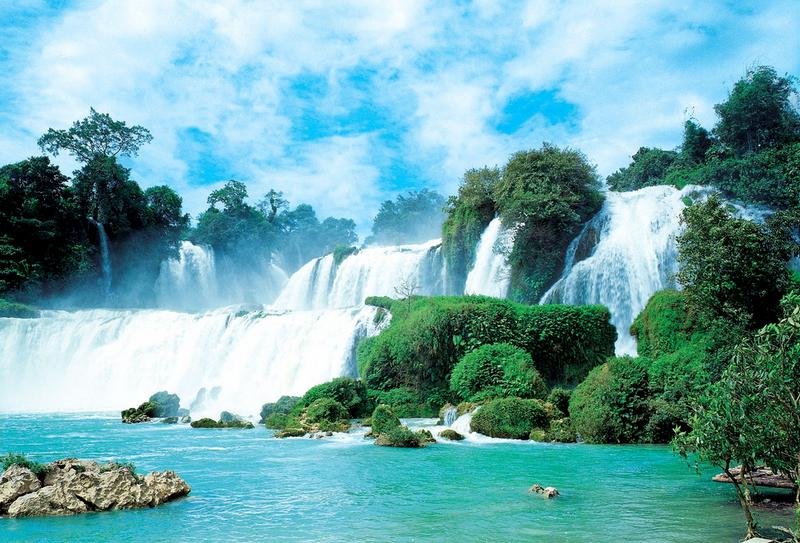 Wasserfall, Naturerlebnis - bei Klick zurck zur Motivbersicht