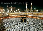 Fototapete und Poster um die abendliche Kaaba - bei Klick Artikelbeschreibung