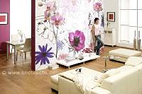 violet Flowers im Wohnbereich - bei Klick vergrerte Darstellung