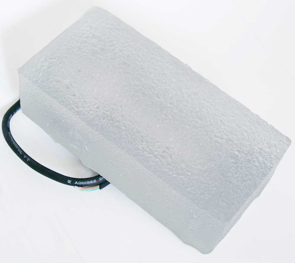 LED-Leuchte Betonstein Wisdom in 20 x 10 cm