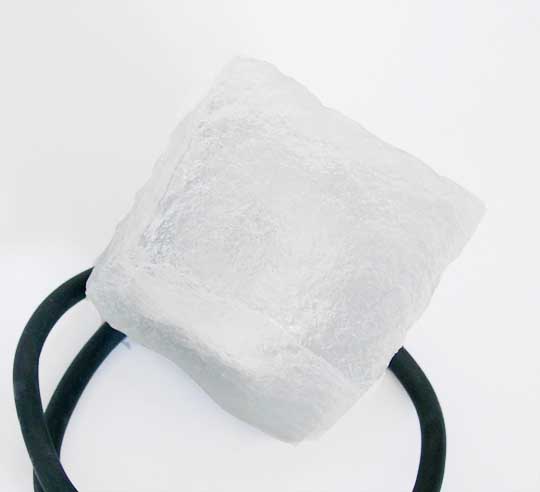 LED-Leuchte Wisdom in 6x7cm, Natursteinoptik