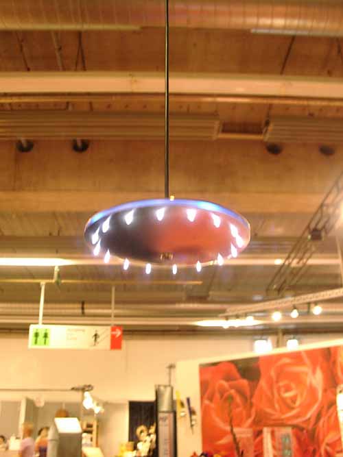 LED Ufo auf der Ambiente, Frankfurter Messe